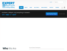 Tablet Screenshot of expertapproach.com